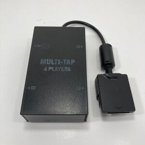 PlayStation 2 Multi-Tap 4 Player‎ Adapter Black - FULLY TESTED